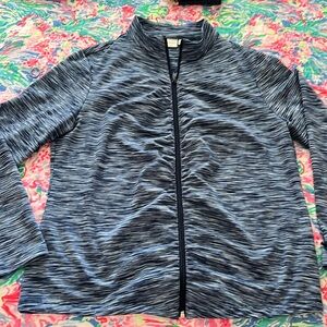 Chicos Zenergy Zip Up Top